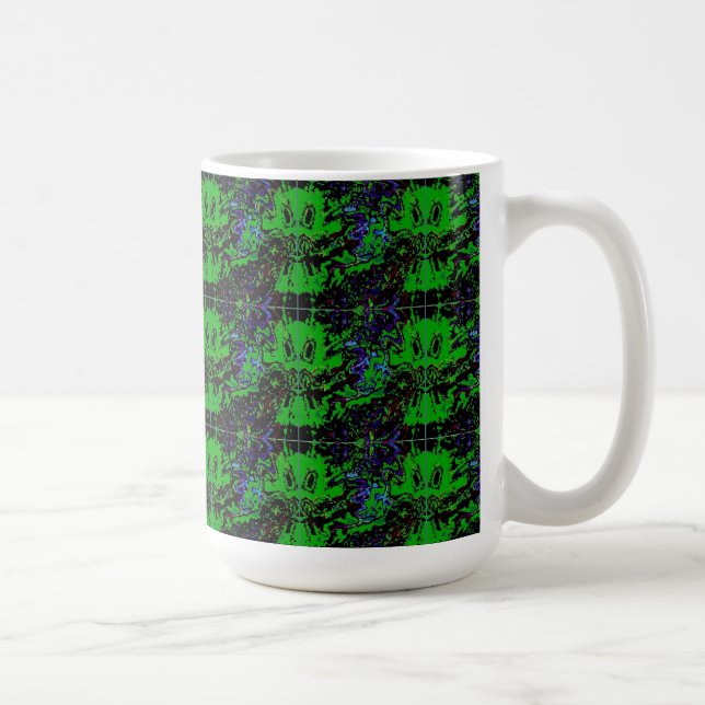 Caneca De Café Pequeno demônio verde (Direita)