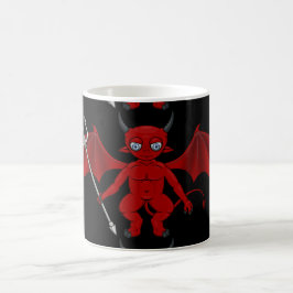 Caneca De Café Pequeno Diabo Vermelho Thunder_Cove