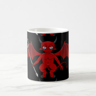 Caneca De Café Pequeno Diabo Vermelho Thunder_Cove