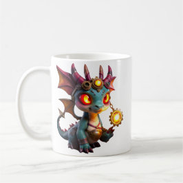 Caneca De Café Pequeno Dragão, Muita Energia – O Relógio de Brasa