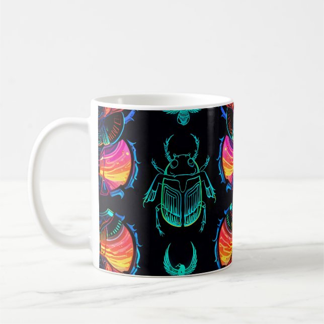Caneca De Café Pequeno escaravelho bonito (Esquerda)