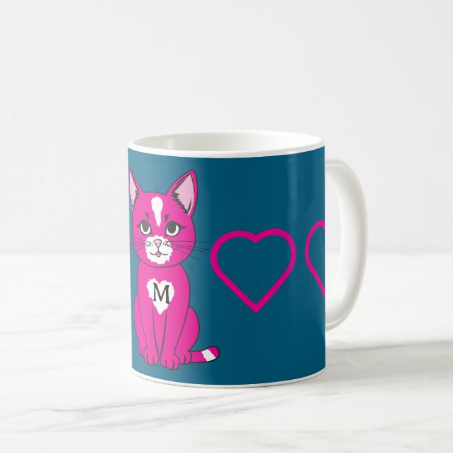 Caneca De Café Pequeno gatinho (Frente Esquerda)