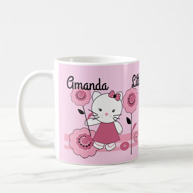 Caneca De Café Pequeno gatinho (Esquerda)