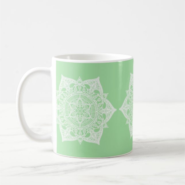 Caneca De Café Pequeno Mandala (Esquerda)