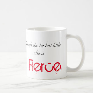 Caneca De Café Pequeno mas feroz - Shakespeare