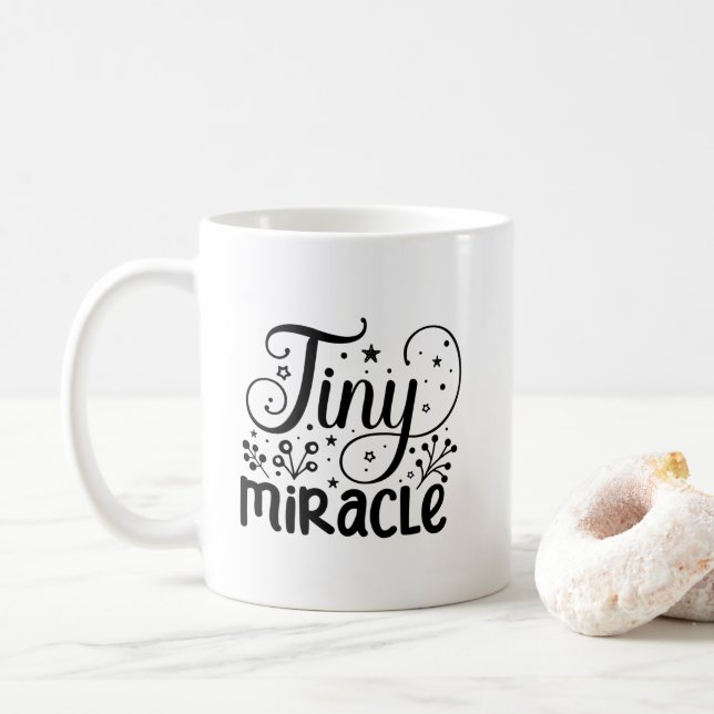 Caneca De Café Pequeno Milagre! (Com Donut)