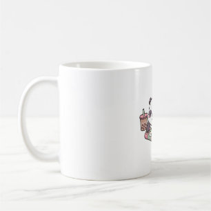 Caneca De Café Pequeno Panda Bonito Relaxa Jogador