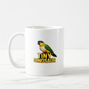 Caneca De Café Pequeno Papagaio Caique Dinossauro