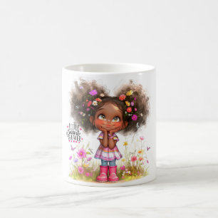 Caneca De Café Pequeno Quebra de Coração Quirky Girl Mug