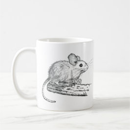 Caneca De Café Pequeno Rato Lápis