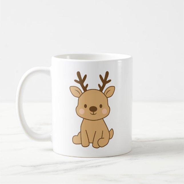 Caneca De Café Pequeno Renas (Esquerda)