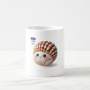 Caneca De Café Pequeno tesouro da Natureza da Seashell Whimsical