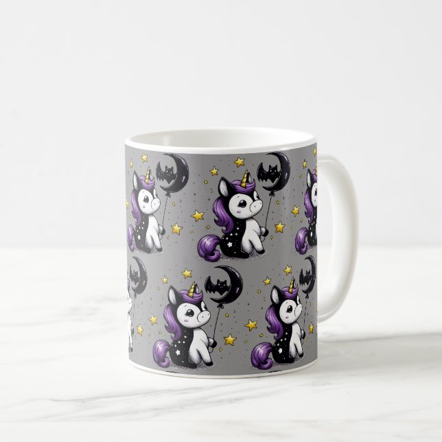Caneca De Café Pequeno Unicórnio (Frente Esquerda)