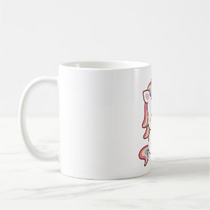 Caneca De Café Pequeno Unicórnio Bonito Adora rabisco Sorvete