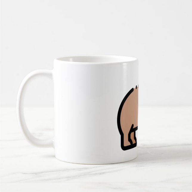 Caneca De Café Pequeno Urso (Esquerda)