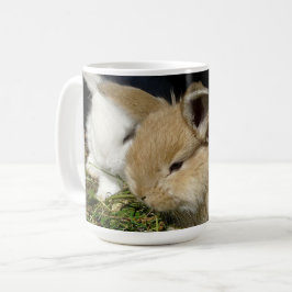 Caneca De Café Pequenos coelhos fofos bonitos