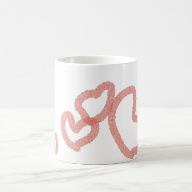 Caneca De Café "PEQUENOS CORAÇÕES BRINCADEIROS", Mug Clássica, Ca (Centro)