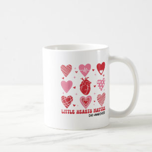 Caneca De Café Pequenos Corações Sensibilização Infantil Anatomia