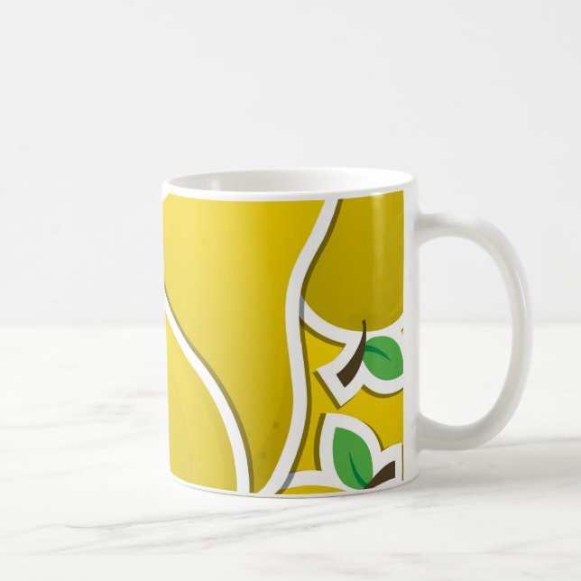 Caneca De Café Pera amarela funfa (Direita)