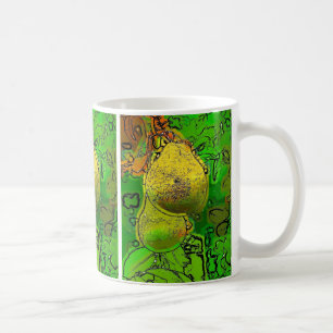 CANECA DE CAFÉ PERAS