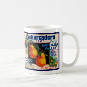 Caneca De Café Peras de Embarcadero