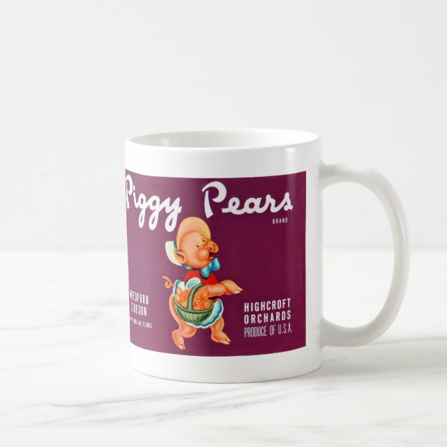 Caneca De Café Peras de Porco (Direita)
