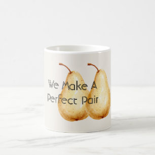 Caneca De Café Peras Par Perfeito