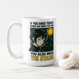 Caneca De Café Perca as estrelas