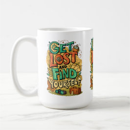 Caneca De Café Perca-se e Encontre-se