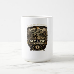 Caneca De Café Perca-se E Encontre-se