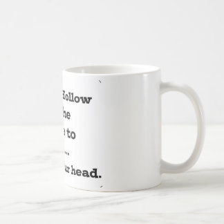 Caneca De Café Perca sua cabeça na cavidade sonolento