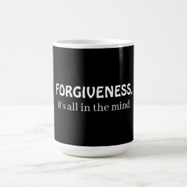 Caneca De Café Perdão, está tudo na mente