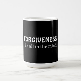 Caneca De Café Perdão, está tudo na mente