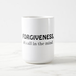 Caneca De Café Perdão, está tudo na mente