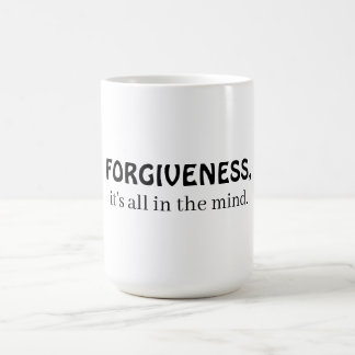 Caneca De Café Perdão, está tudo na mente