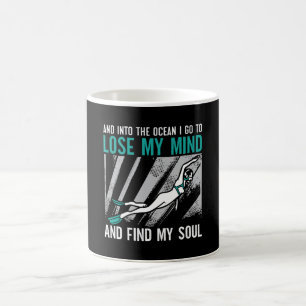 Caneca De Café Perder Minha Mente E Encontre Minha Alma Solta Fre