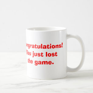 Caneca De Café Perdeu o jogo