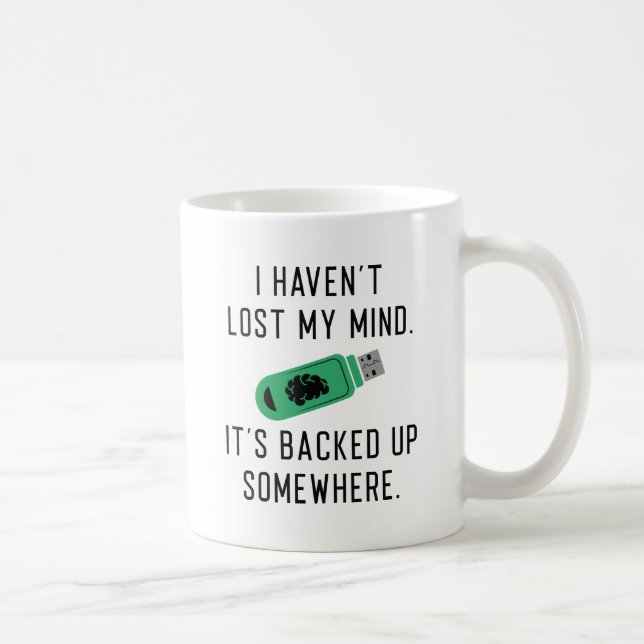 Caneca De Café Perdi Minha Mente (Direita)
