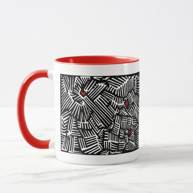 Caneca de café perdida do amor (Esquerda)
