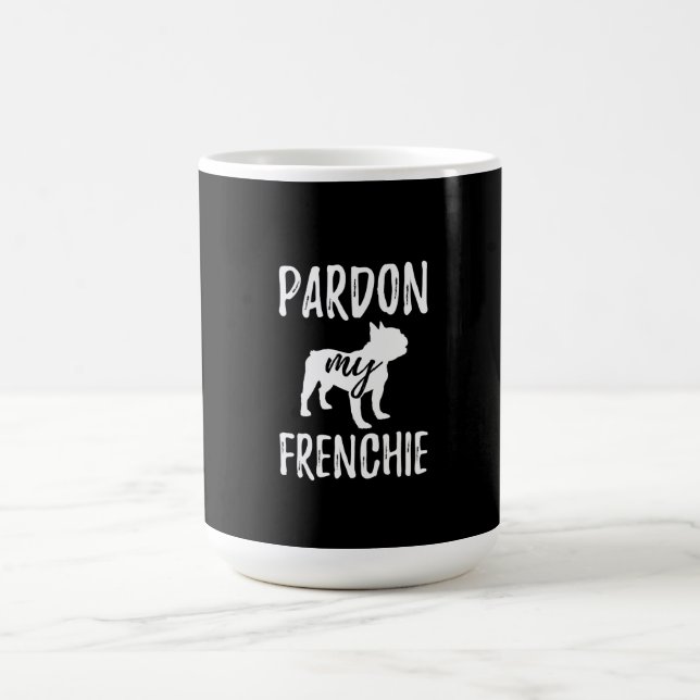 Caneca De Café perdoe minha frenchida | presente de proprietários (Centro)