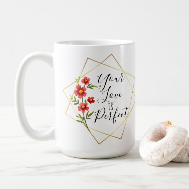 Caneca De Café Perfect Love Latte Mug (Com Donut)