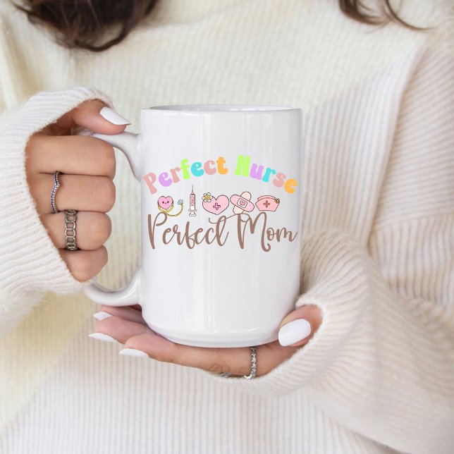Caneca De Café Perfect Nurse Women's Coffee Mug (Perfect Nurse, Perfect Mom coffee mug)