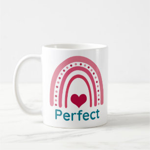 Caneca De Café Perfect Viva Magenta Boho Rainbow