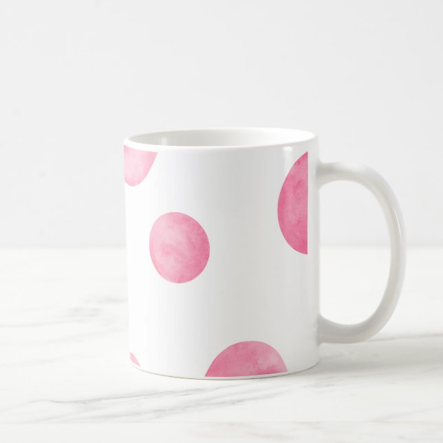 Caneca De Café 🔘 perfeitamente redonda: o Eterno dots mug (Direita)