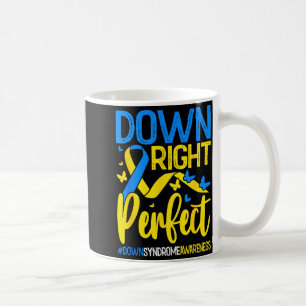 Caneca De Café Perfeito para baixo síndrome de down conscientizaç