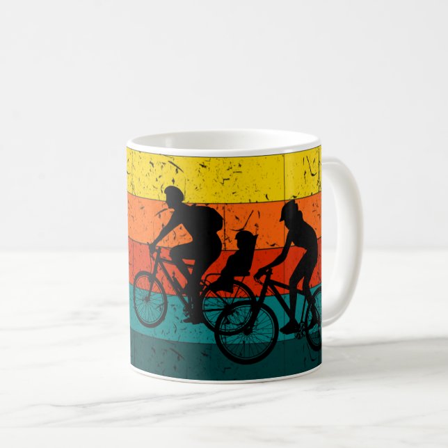 Caneca De Café Perfeito para entusiastas de ciclismo e empreendim (Frente Esquerda)