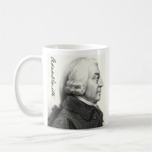Caneca De Café Perfil Adam Smith (com assinatura)