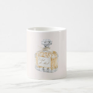 Caneca De Café Perfume Francês com Laço