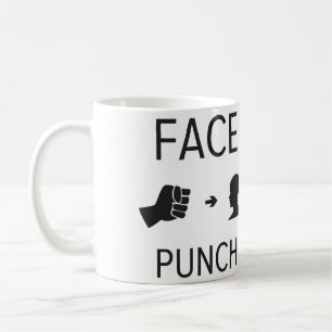 Caneca De Café Perfurador da cara