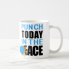 Caneca De Café Perfurador hoje na cara